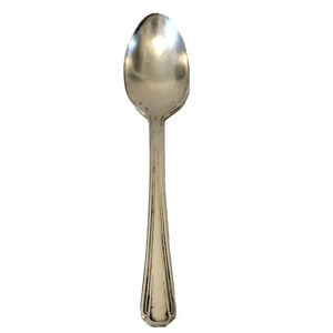 Victor S. Co. A1 + Overlay IS Spoon Teaspoon 6” Vintage Silverplate 28g